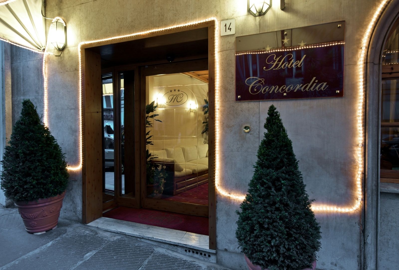 Hotel Concordia Roma Exterior foto